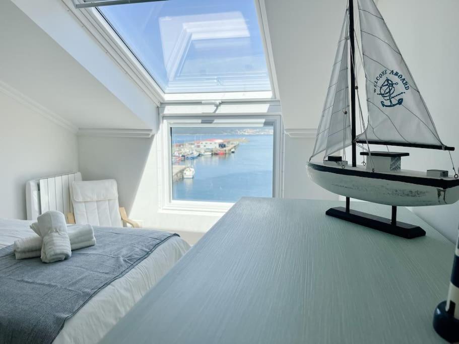 Atico Azul De Portosin Apartment ภายนอก รูปภาพ