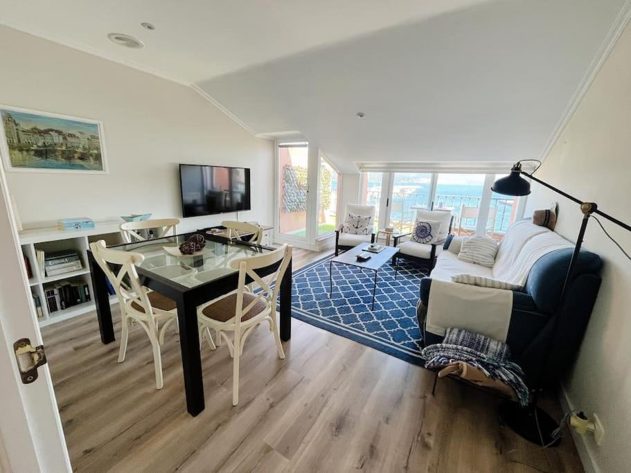 Atico Azul De Portosin Apartment ภายนอก รูปภาพ