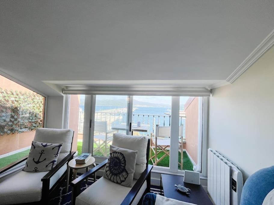 Atico Azul De Portosin Apartment ภายนอก รูปภาพ